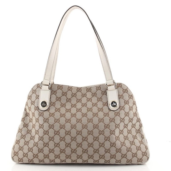 Authentic Gucci Shoulder Bag in Canvas - Picture 1 of 16